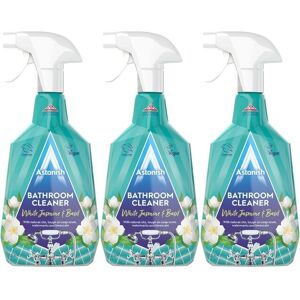 Astonish Bathroom Cleaner Spray White Jasmine & Basil – 750ml Pack of 3 – Streak Astonish Bathroom Cleaner Spray White Jasmine & Basil – 750ml Pack of 3 – Streak