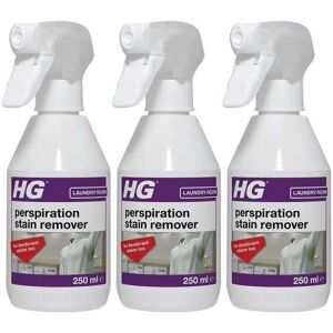 HG Perspiration Stain Remover Spray 250ml - Pack of 3 - Eliminates Perspiration HG Perspiration Stain Remover Spray 250ml - Pack of 3 - Eliminates Perspiration
