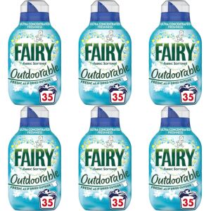 Fairy Outdoorable Non-Bio Fabric Conditioner, 35 Wash, 490ml (Pack of 6) Fairy Outdoorable Non-Bio Fabric Conditioner, 35 Wash, 490ml (Pack of 6)