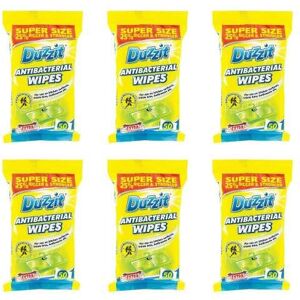 Duzzit Antibacterial Wipes 50W (Pack of 6) Duzzit Antibacterial Wipes 50W (Pack of 6)