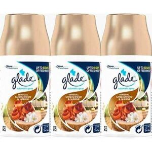 Glade Automatic Spray Refill Sandalwood & Jasmine Air Freshener 269ml (Pack of 3 Glade Automatic Spray Refill Sandalwood & Jasmine Air Freshener 269ml (Pack of 3