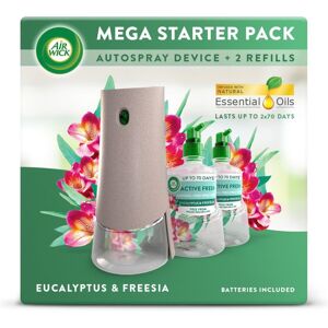 Air Wick Aerosol-Free Automatic Air Freshener Spray Starter Kit, Eucalyptus, 1 g Air Wick Aerosol-Free Automatic Air Freshener Spray Starter Kit, Eucalyptus, 1 g