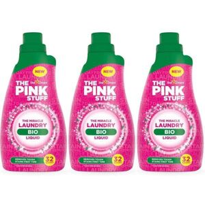 Stardrops The Pink Stuff Bio Laundry Liquid 960ml (Pack of 3) Stardrops The Pink Stuff Bio Laundry Liquid 960ml (Pack of 3)
