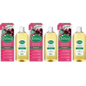 Zoflora 3in1 Action Concentrated Disinfectant Bouquet 500ml (Pack of 3) Zoflora 3in1 Action Concentrated Disinfectant Bouquet 500ml (Pack of 3)
