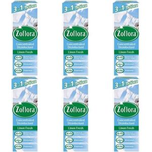 Zoflora Antibacterial Disinfectant 120ml - Linen Fresh (Pack of 6) Zoflora Antibacterial Disinfectant 120ml - Linen Fresh (Pack of 6)