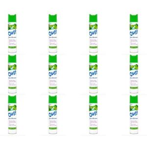 Oust Odour Eliminator Aerosol Air Freshener, Outdoor Scent, 300ml (Pack of 12) Oust Odour Eliminator Aerosol Air Freshener, Outdoor Scent, 300ml (Pack of 12)