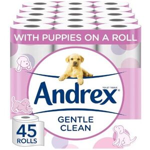 Andrex Gentle Clean Toilet Rolls 45 Toilet Roll Pack Bulk Buy Andrex Gentle Clean Toilet Rolls 45 Toilet Roll Pack Bulk Buy