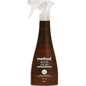 Method Wood Polish Spray Surface Cleaner For Wood, Almond, 354 ml Method Wood Polish Spray Surface Cleaner For Wood, Almond, 354 ml
