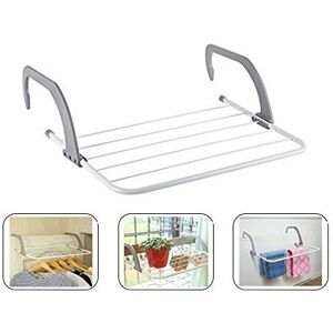 Balcony Clothes Airer, CompraFun Stainless Steel Balcony Hanging Clothes Airer F Balcony Clothes Airer, CompraFun Stainless Steel Balcony Hanging Clothes Airer F