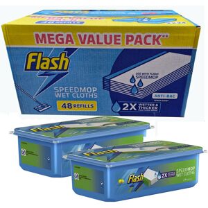 48 Flash Speed Mop Wet Floor Cloth Wipes (2 packs) 48 Flash Speed Mop Wet Floor Cloth Wipes (2 packs)
