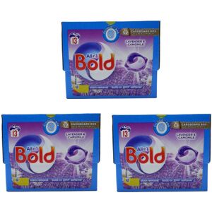 Bold All-in-1 Pods Washing Liquid Laundry Detergent Lavender & Camomile 13 Pods Bold All-in-1 Pods Washing Liquid Laundry Detergent Lavender & Camomile 13 Pods