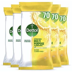 Dettol Antibacterial Multipurpose Cleaning Disinfectant Wipes, Citrus Zest, Mult Dettol Antibacterial Multipurpose Cleaning Disinfectant Wipes, Citrus Zest, Mult
