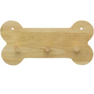 Carousel Hevea Wood Dog Bone Wall Hooks 3 Peg Puppy Pet Dog Leash Wooden Wall Hooks D Carousel Hevea Wood Dog Bone Wall Hooks 3 Peg Puppy Pet Dog Leash Wooden Wall Hooks D