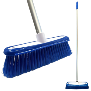 The Dustpan & Brush Store Soft Indoor Broom with Long Handle Sweeping Brush Head Cleaning Floor The Dustpan & Brush Store Soft Indoor Broom with Long Handle Sweeping Brush Head Cleaning Floor