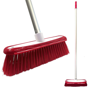 The Dustpan & Brush Store Soft Indoor Broom with Long Handle Sweeping Brush Head Cleaning Floor The Dustpan & Brush Store Soft Indoor Broom with Long Handle Sweeping Brush Head Cleaning Floor