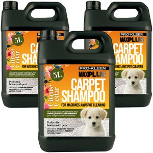 (Citrus & Cedar, 15L) Pro-Kleen 5L MAXPlus Carpet Cleaner (Citrus & Cedar, 15L) Pro-Kleen 5L MAXPlus Carpet Cleaner