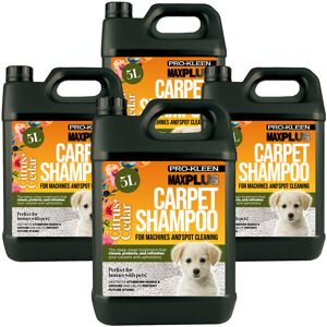 (Citrus & Cedar, 20L) Pro-Kleen 5L MAXPlus Carpet Cleaner (Citrus & Cedar, 20L) Pro-Kleen 5L MAXPlus Carpet Cleaner