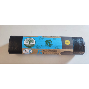 Tidzy Tidyz 5 Wheelie Bin Liners 300L Refuse Black Dustbin Waste Bags X 3 Tidzy Tidyz 5 Wheelie Bin Liners 300L Refuse Black Dustbin Waste Bags X 3