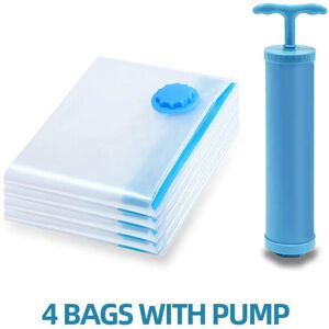 nobrand (50x70CM, 4PCS WITH PUMP) Vacuum Storage Bags For Clothes Pillows Bedding Water nobrand (50x70CM, 4PCS WITH PUMP) Vacuum Storage Bags For Clothes Pillows Bedding Water