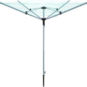 Hartes Rotary Clothing Airer - Folding Washing Line - Outdoor Clothes Drying Rack - Was Hartes Rotary Clothing Airer - Folding Washing Line - Outdoor Clothes Drying Rack - Was
