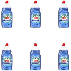 Fairy Platinum Anti Bacterial Washing Up Liquid Eucalyptus 820ML - Pack of 6 Fairy Platinum Anti Bacterial Washing Up Liquid Eucalyptus 820ML - Pack of 6