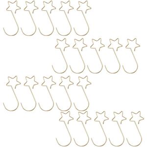 nobrand (Gold ) 20PCS/Set Stainless Steel Hooks Star Shape Clothes Hanger Hanging Hook H nobrand (Gold ) 20PCS/Set Stainless Steel Hooks Star Shape Clothes Hanger Hanging Hook H