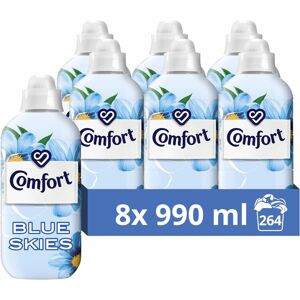 Comfort Blue Skies Fabric Conditioner with Stay Fresh technology for 100 days of Comfort Blue Skies Fabric Conditioner with Stay Fresh technology for 100 days of