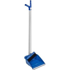 URBN Living (Blue) Long Handled Upright Indoor Plastic Dustpan & Floor Brush Sweeper Cleanin URBN Living (Blue) Long Handled Upright Indoor Plastic Dustpan & Floor Brush Sweeper Cleanin