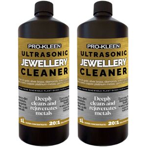 Pro-Kleen - 2x1L Ultrasonic Jewellery Cleaning Solution - Cleaning solution Pro-Kleen - 2x1L Ultrasonic Jewellery Cleaning Solution - Cleaning solution