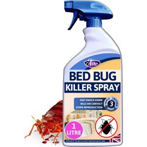 Aviro Bed Bug Killer (1 Litre) - Bed Bug Treatment Spray Approved For Use On Mattresse Aviro Bed Bug Killer (1 Litre) - Bed Bug Treatment Spray Approved For Use On Mattresse