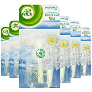 airwick Air Wick Electrical Plug In Refills, Crisp Linen and Lilac, 19ml Refill x 6 (Tot airwick Air Wick Electrical Plug In Refills, Crisp Linen and Lilac, 19ml Refill x 6 (Tot