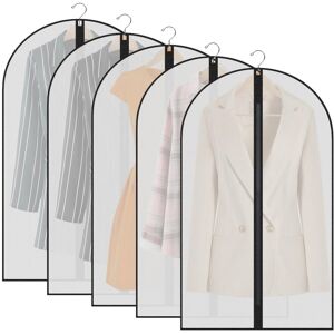 IKR Garment Bags,5PCS Dustproof Garment Covers PEVA Translucent Clothes Covers with IKR Garment Bags,5PCS Dustproof Garment Covers PEVA Translucent Clothes Covers with
