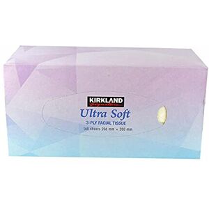 Kirkland Signature 3 Ply Facial Tissues 1 x Box 160 Sheets Kirkland Signature 3 Ply Facial Tissues 1 x Box 160 Sheets