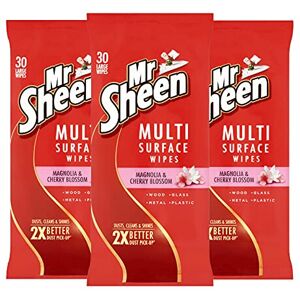 Soft Sheen Carson Mr Sheen Ultra Effective Wipes for Wood, Glass, Metal and Plastic, Magnolia and Soft Sheen Carson Mr Sheen Ultra Effective Wipes for Wood, Glass, Metal and Plastic, Magnolia and