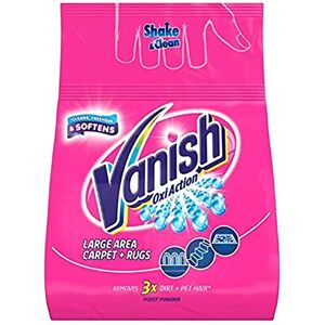 Vanish Carpet Cleaner + Upholstery, Power Powder, Large Area Cleaning, 650 g Vanish Carpet Cleaner + Upholstery, Power Powder, Large Area Cleaning, 650 g