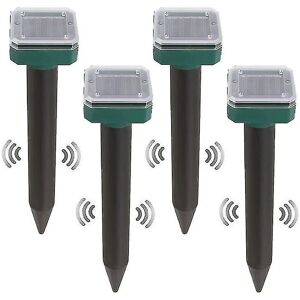 Unbranded 4pcs Solar Snake Repellent For Outdoors,snake Repeller Ultrasonic Solar,snake Aw Unbranded 4pcs Solar Snake Repellent For Outdoors,snake Repeller Ultrasonic Solar,snake Aw