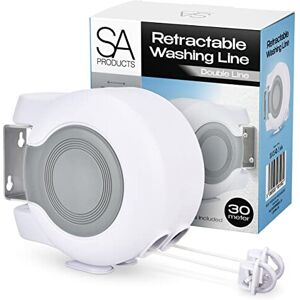 Fun AF Products (all),Fun AF Products - Juicy AF SA Products Wall Mounted Twin Cable Retractable Washing Line - 30m Long Clothes Fun AF Products (all),Fun AF Products - Juicy AF SA Products Wall Mounted Twin Cable Retractable Washing Line - 30m Long Clothes