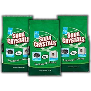Rol Dri 3 x Dri Pak Soda Crystals 1kg - Multi-Purpose Cleaning Powder for Pots & Pans, S Rol Dri 3 x Dri Pak Soda Crystals 1kg - Multi-Purpose Cleaning Powder for Pots & Pans, S