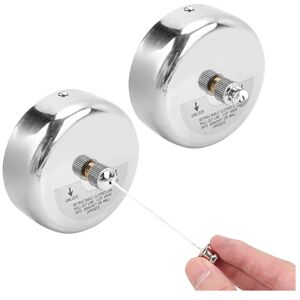 YKUKIZEE 2Pcs Retractable Clothesline Heavy Duty, Extendable Washing Line Wall Mounted, 3 YKUKIZEE 2Pcs Retractable Clothesline Heavy Duty, Extendable Washing Line Wall Mounted, 3