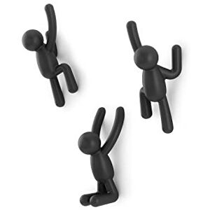 Umbra Buddy Wall Hooks ? Decorative Wall Mounted Hooks for Hanging Coats, Scarve Umbra Buddy Wall Hooks ? Decorative Wall Mounted Hooks for Hanging Coats, Scarve