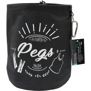 JVL Large Waterproof Peg Bag with Draw String Closure and Hanging Snap Hook JVL Large Waterproof Peg Bag with Draw String Closure and Hanging Snap Hook