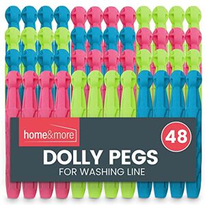 SOL 48pk Plastic Dolly Pegs For Washing Line Heavy Duty Dolly Washing Pegs Plast SOL 48pk Plastic Dolly Pegs For Washing Line Heavy Duty Dolly Washing Pegs Plast