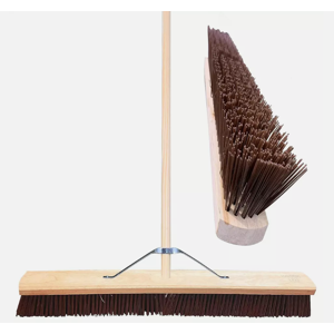 The Dustpan & Brush Store Outdoor Broom Handle 36" Garden Stiff Large Brush Heavy Duty Warehouse The Dustpan & Brush Store Outdoor Broom Handle 36" Garden Stiff Large Brush Heavy Duty Warehouse