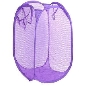 Unbranded (Purple) Large Capacity, Foldable, Net And Pop Up Design-laundry Basket For Clot Unbranded (Purple) Large Capacity, Foldable, Net And Pop Up Design-laundry Basket For Clot