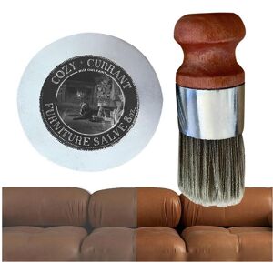 Chlotnio Leather Salve for Furniture Revives Dried-Out Smooth Leather with Brush All-Natu Chlotnio Leather Salve for Furniture Revives Dried-Out Smooth Leather with Brush All-Natu