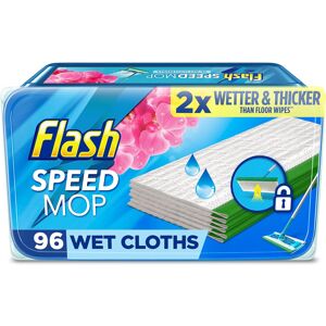 Flash Speedmop Wet Cloth Refills Floor Cleaner Lemon 96 Count (24 x 4) Flash Speedmop Wet Cloth Refills Floor Cleaner Lemon 96 Count (24 x 4)