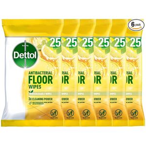 Dettol Antibacterial Floor Wipes, Biodegradable Wipes, Citrus Zest, Multipack Of Dettol Antibacterial Floor Wipes, Biodegradable Wipes, Citrus Zest, Multipack Of