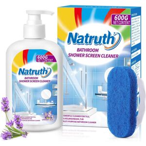 NATRUTH Lavender Bathroom Shower Screen Cleaner 500ml/17.6oz Bathroom Glass Clea NATRUTH Lavender Bathroom Shower Screen Cleaner 500ml/17.6oz Bathroom Glass Clea