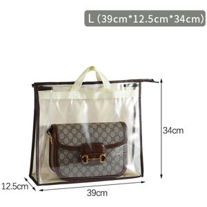 Unbranded (Beige L) Bags -Proof Dust Bag Wardrobe Hanging Bag Collection Bag PVC Transpare Unbranded (Beige L) Bags -Proof Dust Bag Wardrobe Hanging Bag Collection Bag PVC Transpare
