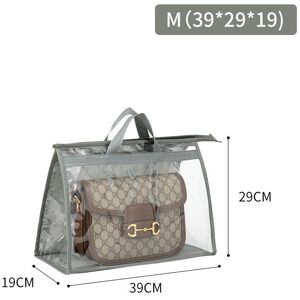Unbranded (Gray M) Bags -Proof Dust Bag Wardrobe Hanging Bag Collection Bag PVC Transparen Unbranded (Gray M) Bags -Proof Dust Bag Wardrobe Hanging Bag Collection Bag PVC Transparen